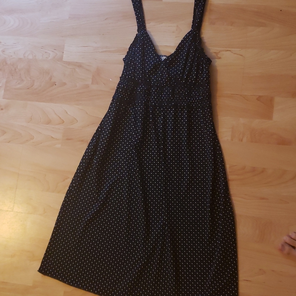 Black and white polk a dot Dress
